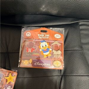 Disney Park Pal Outfits Pin Set - Red and Yellow